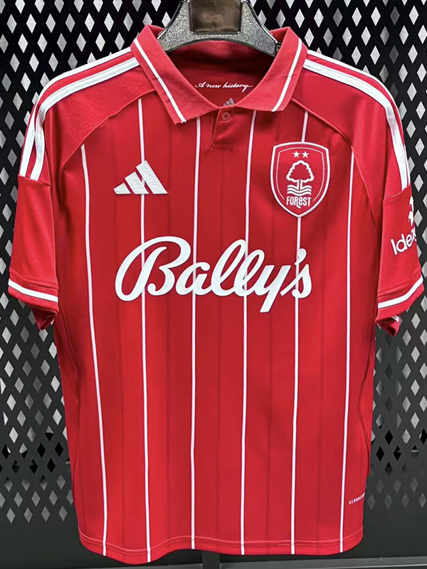 25-26 Nottingham Forest Home Fans Soccer Jersey (前广告)