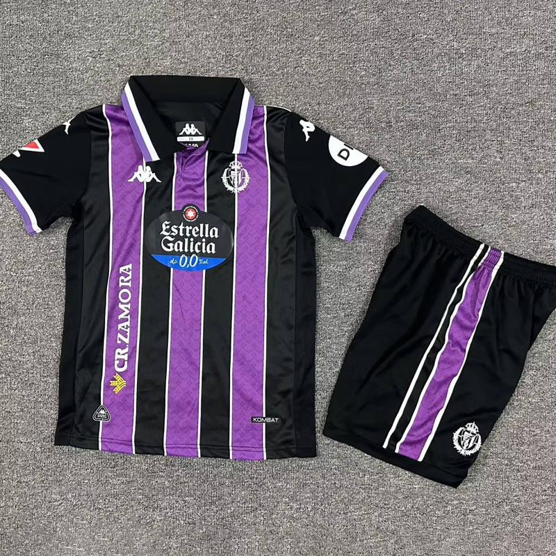 25-26 Valladolid Away Kids Soccer Jersey