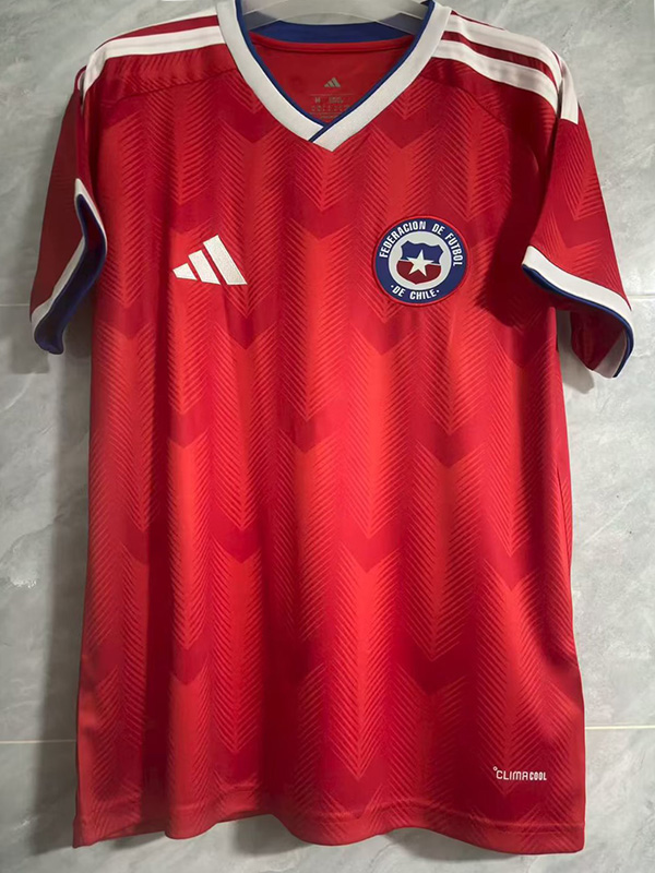 25-26 Chile Red Fans Soccer Jersey