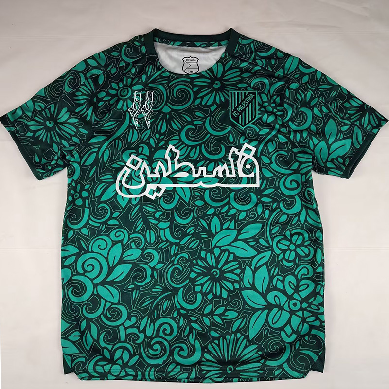 25-26 Palestina FC Green Training shirts (阿拉伯文)