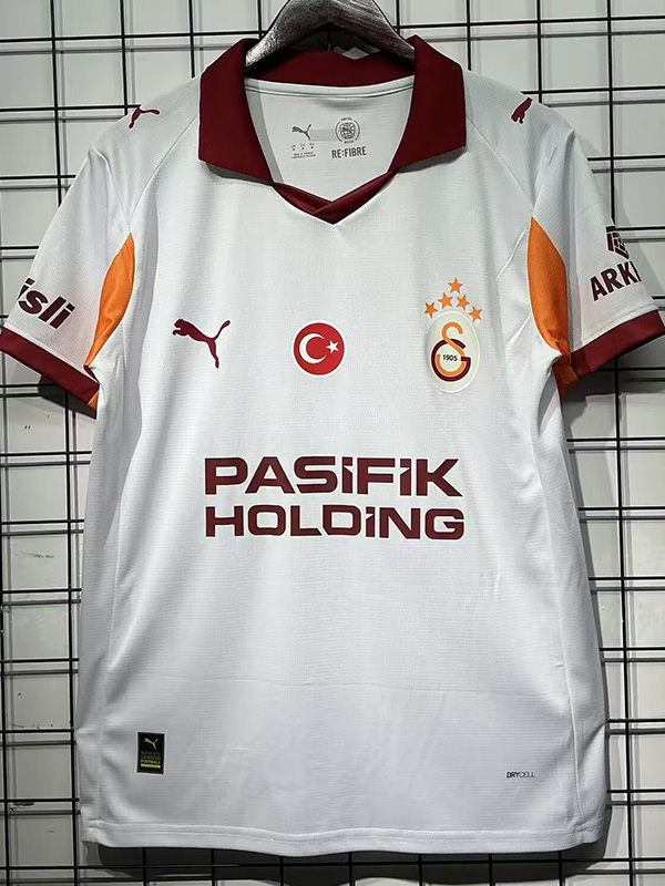 25-26 Galatasaray Away Fans Soccer Jersey (全广告)