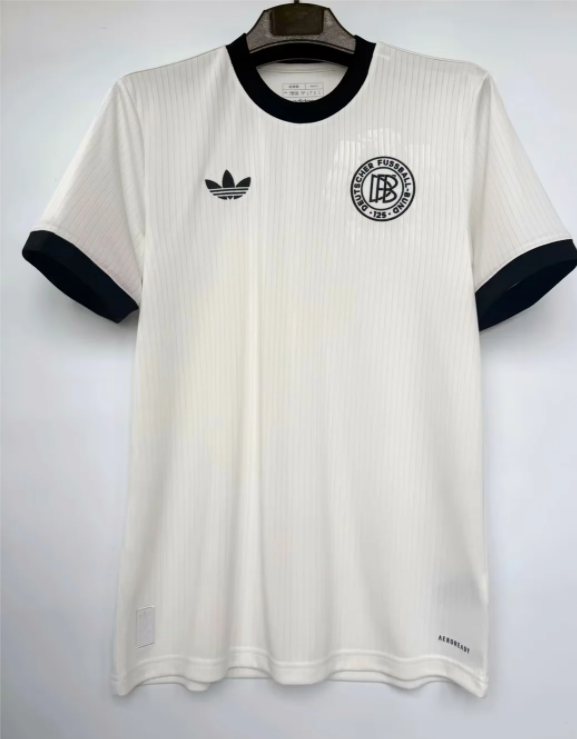 24-25 Germany White 125th Anniversary Fans Soccer Jersey
