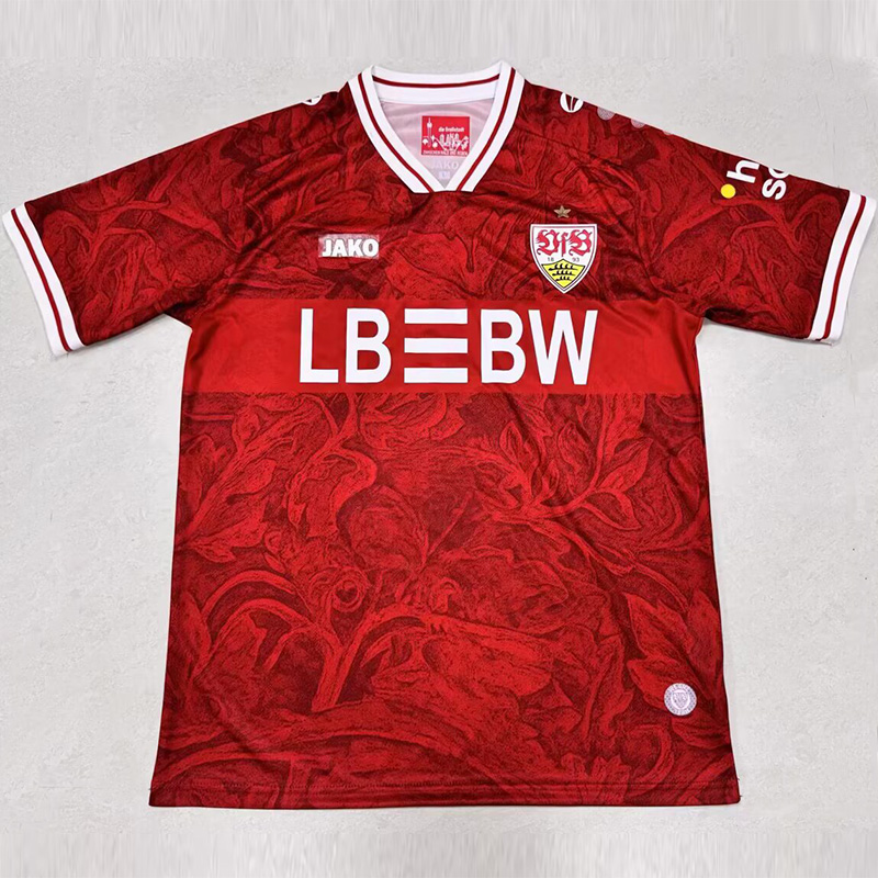 25-26 Stuttgart Away Fans Soccer Jersey