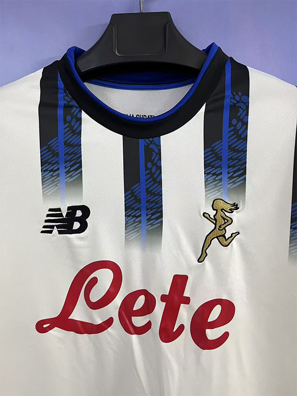 25-26 Atalanta Away Fans Soccer Jersey (前广告)
