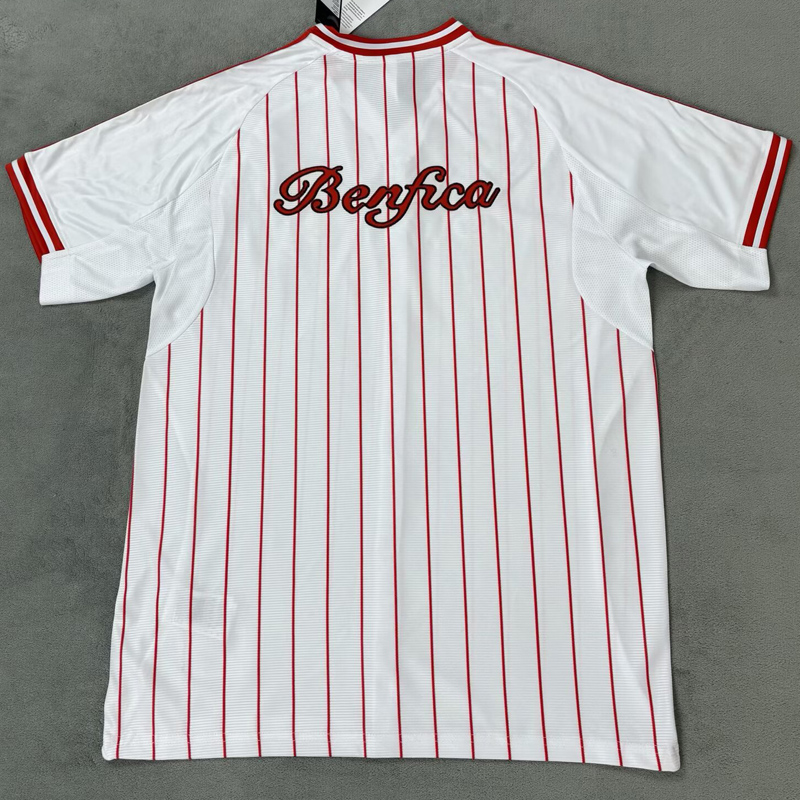 25-26 Benfica White Casual Edition Baseball Jersey