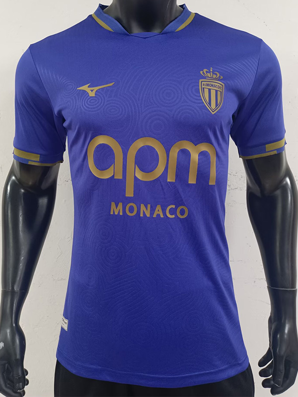 25-26 Monaco Away Player Version Soccer Jersey