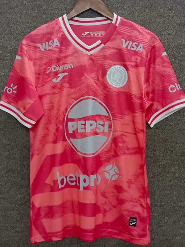 25-26 Motagua Red Fans Soccer Jersey 莫塔瓜