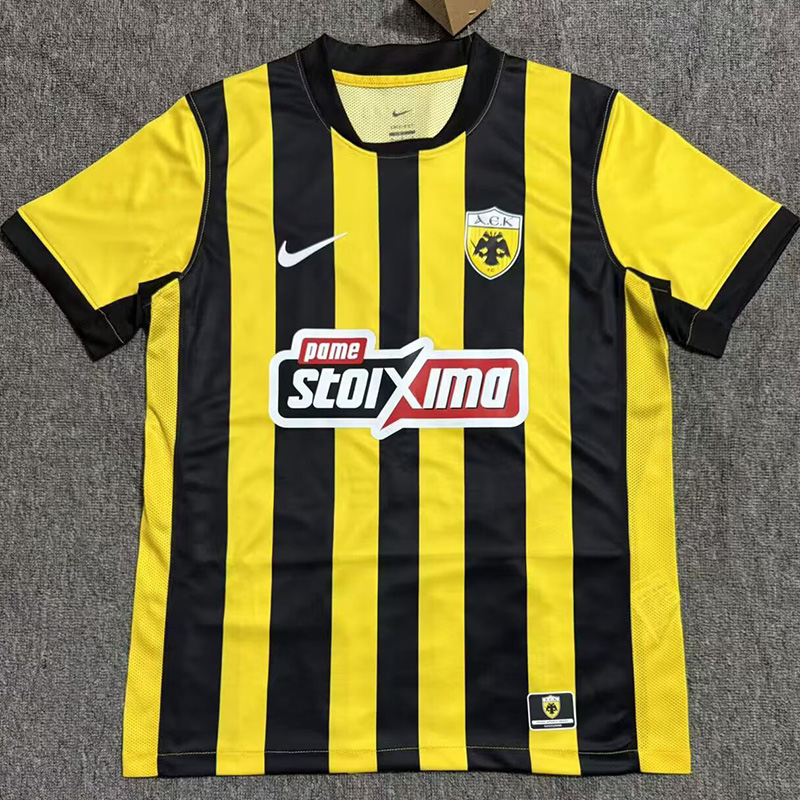 25-26 AEK Athens Home Fans Soccer Jersey