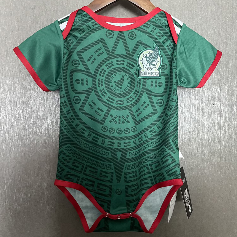 25-26 Mexico Green Baby Infant Crawl Suit