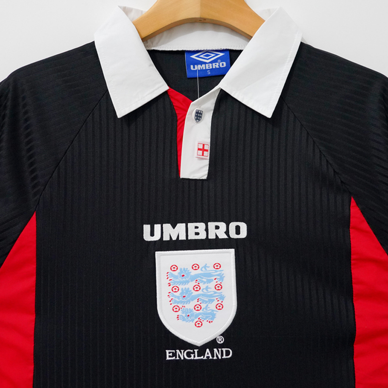 1998 England Away Retro Soccer Jersey