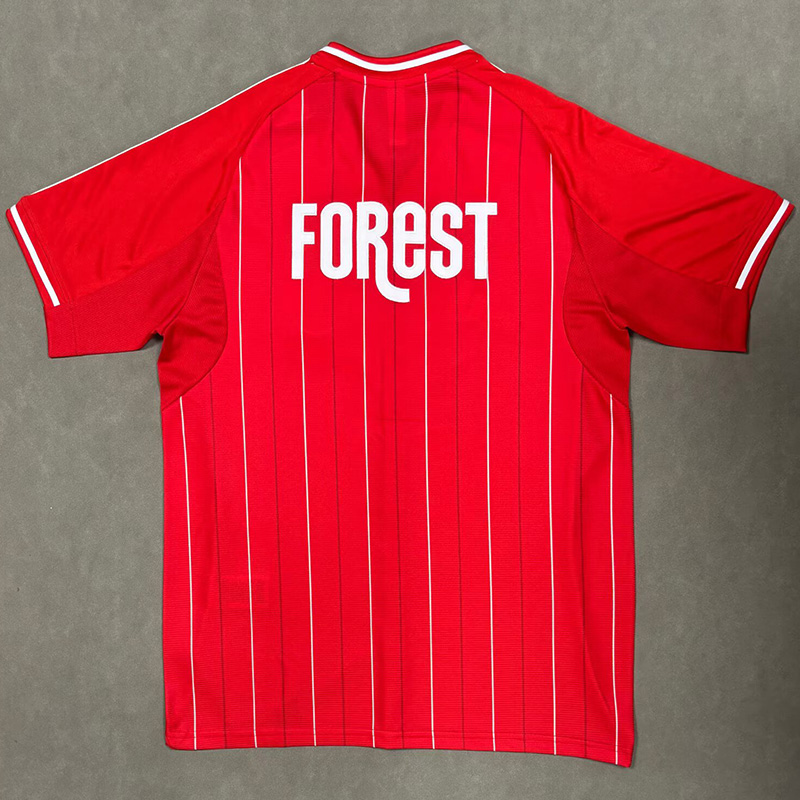25-26 Nottingham Red Casual Edition Baseball Jersey