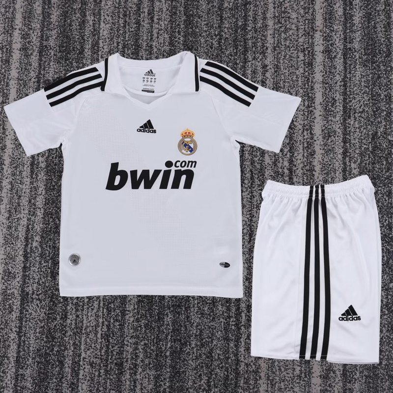 2008-2009 RMA Home Kids Retro Soccer Jersey