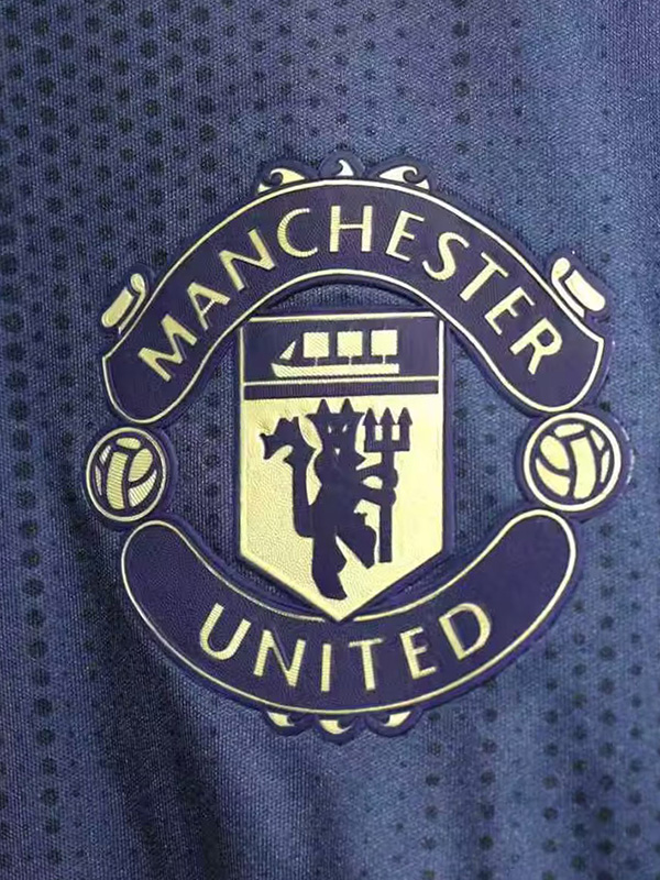 2018-2019 Man Utd Third Player Version 球员 Retro Soccer Jersey