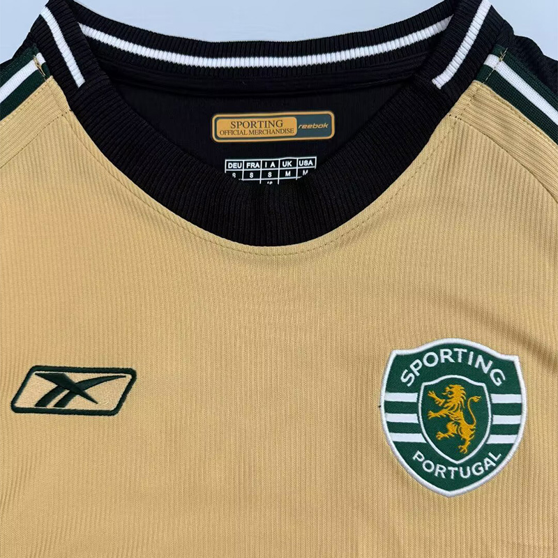 2003-2004 Sporting Lisbon Away Retro Soccer Jersey
