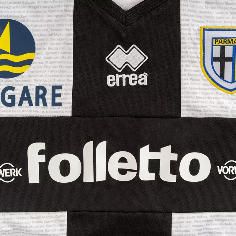 2012-2013 Parma White Retro Soccer Jersey