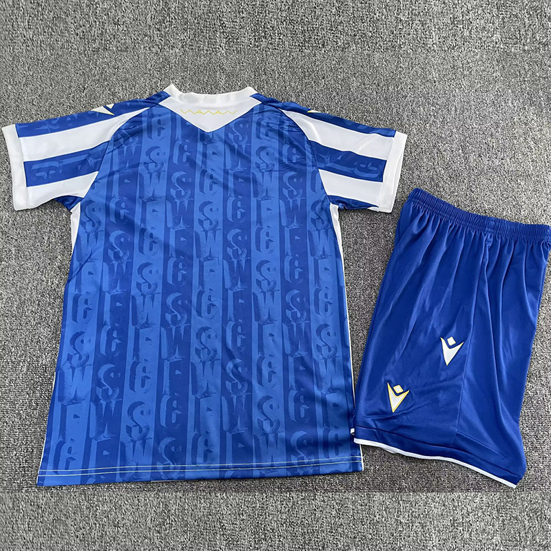 25-26 Sheffield Wednesday Home Kids Soccer Jersey