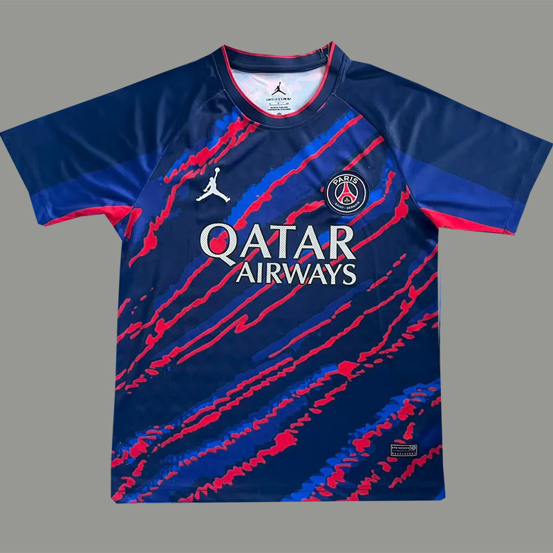 25-26 PSG Blue Red Special Edition Training Shirts