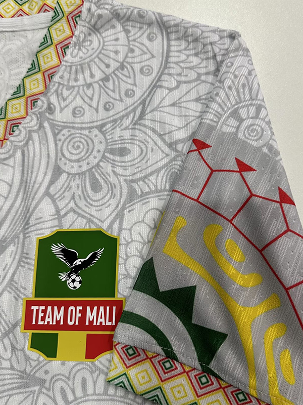25-26 Mali White Player Version Soccer Jersey
