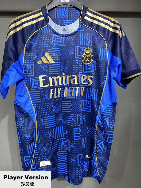 25-26 RMA Blue Special Edition Player Version Training Shirts (球员)