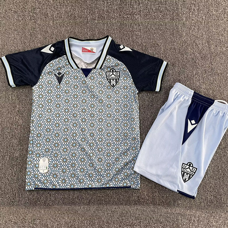 25-26 UD Almeria Away Kids Soccer Jersey