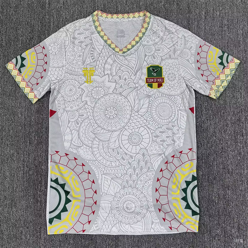 25-26 Mali White Fans Soccer Jersey