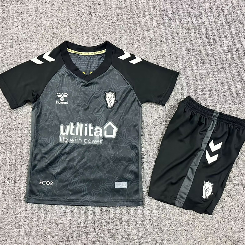 25-26 Sunderland Third Kids Soccer Jersey