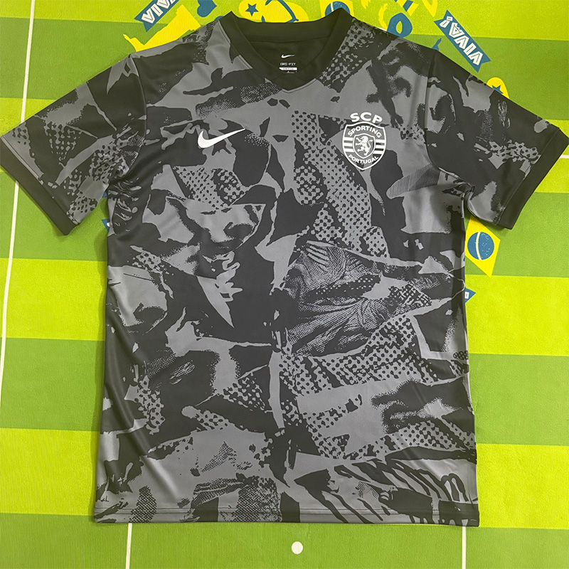 25-26 Sporting Lisbon Black Training shirts