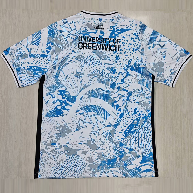 25-26 Charlton Athletic Away Fans Soccer Jersey