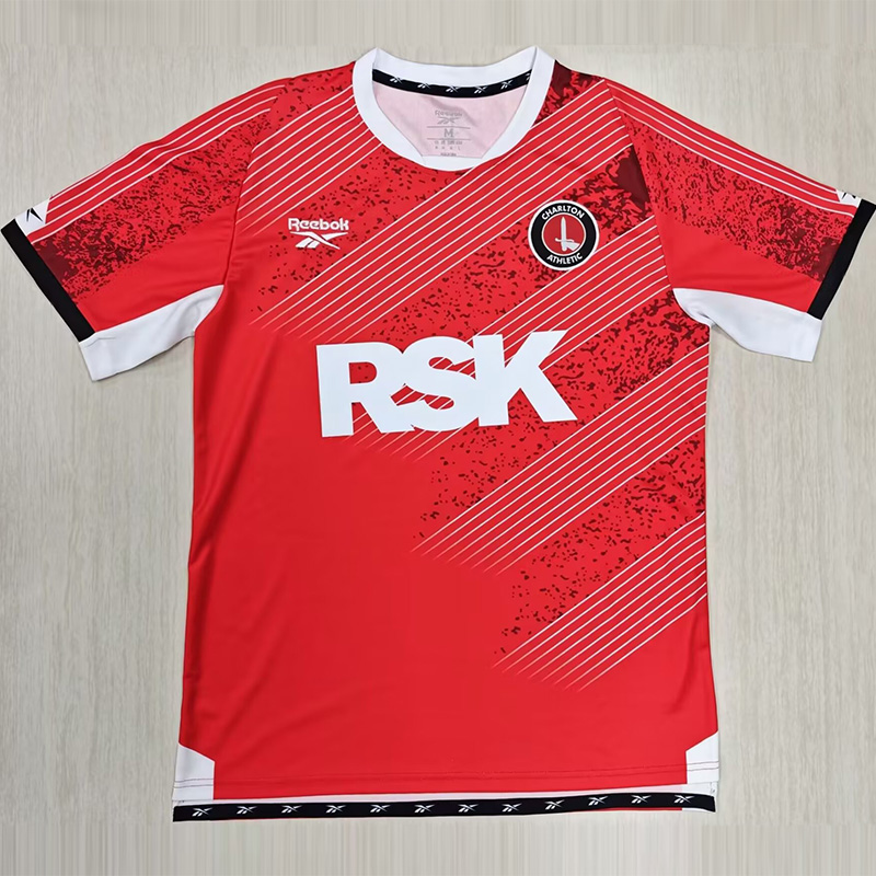 25-26 Charlton Athletic Home Fans Soccer Jersey