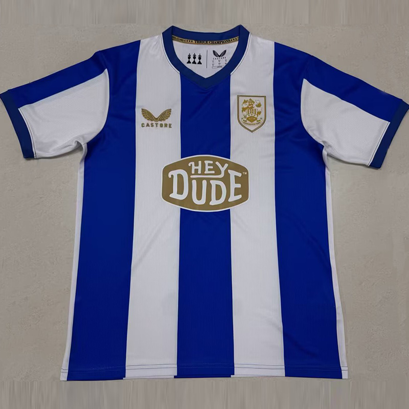 25-26 Huddersfield Town Home Fans Soccer Jersey