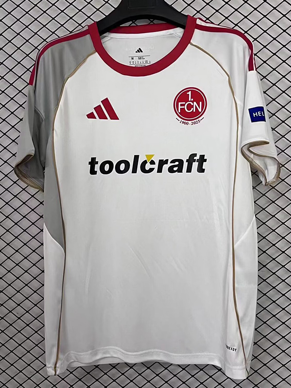25-26 Nürnberg FC Away Fans Soccer Jersey