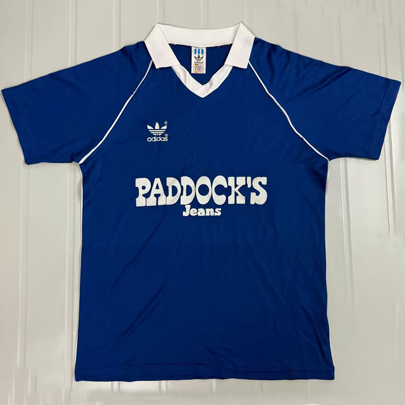 1990-1991 Schalke 04 Home Retro Soccer Jersey