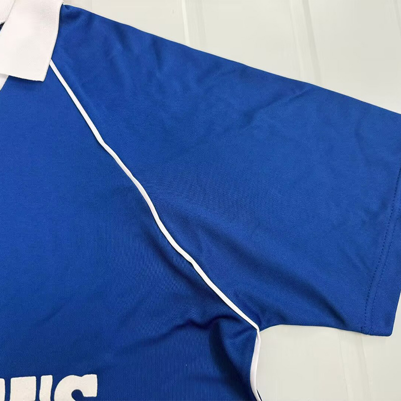 1990-1991 Schalke 04 Home Retro Soccer Jersey