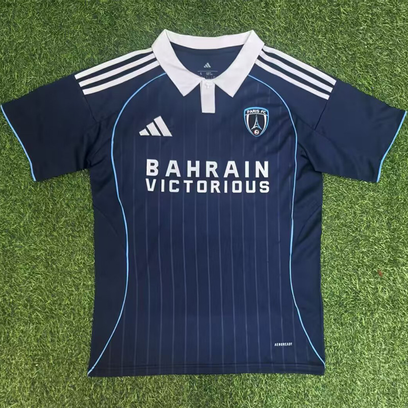 25-26 Paris FC Home Fans Soccer Jersey