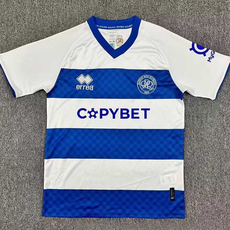 25-26 QPR Home Fans Soccer Jersey (女王公园)