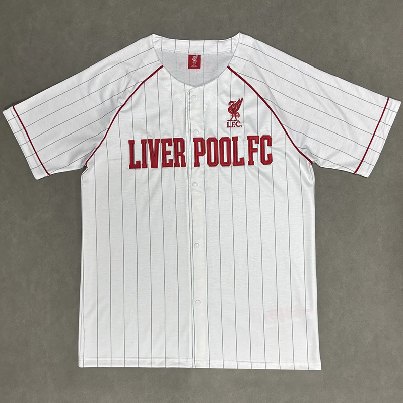25-26 LIV White Casual Edition Baseball Jersey