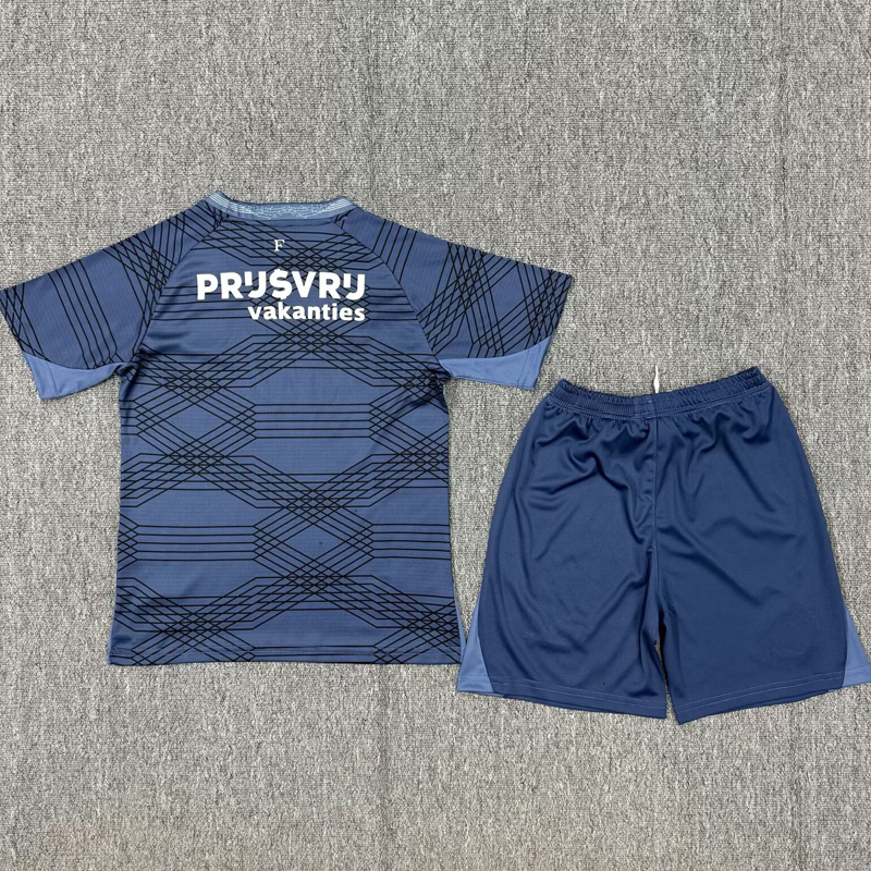 25-26 Feyenoord Away Kids Soccer Jersey