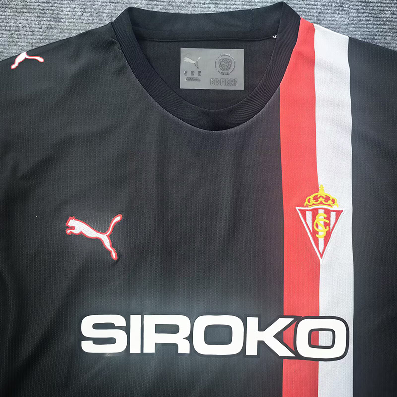 25-26 Gijon Away Fans Soccer Jersey