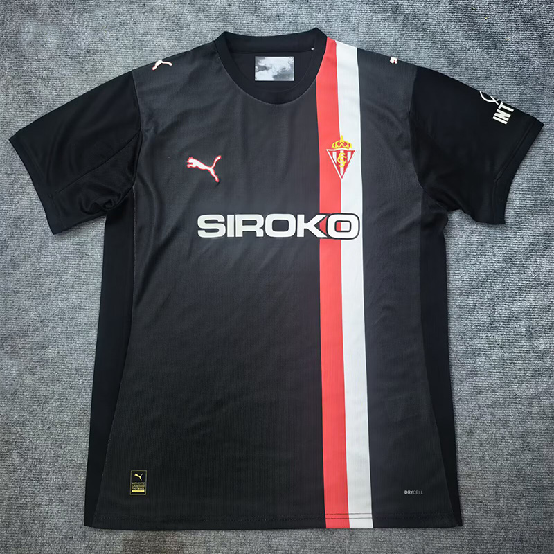 25-26 Gijon Away Fans Soccer Jersey