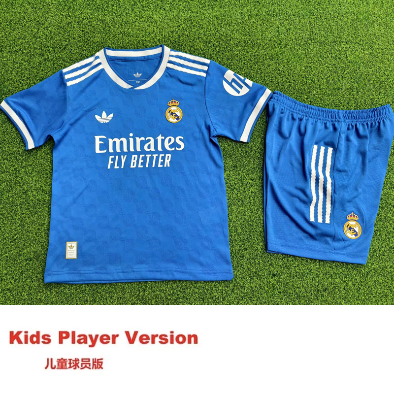 25-26 RMA Third Kids Player Version Soccer Jersey (球员童装)
