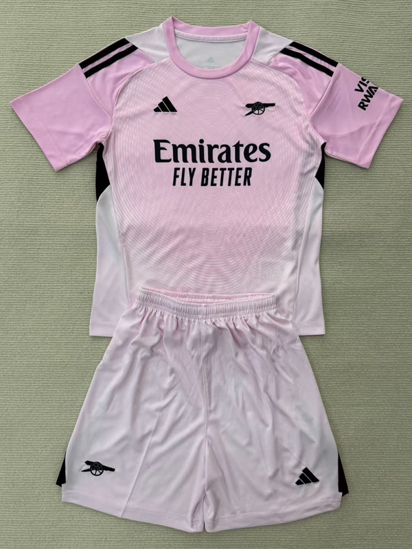 25-26 ARS Pink GoalKeeper Kids Soccer Jersey