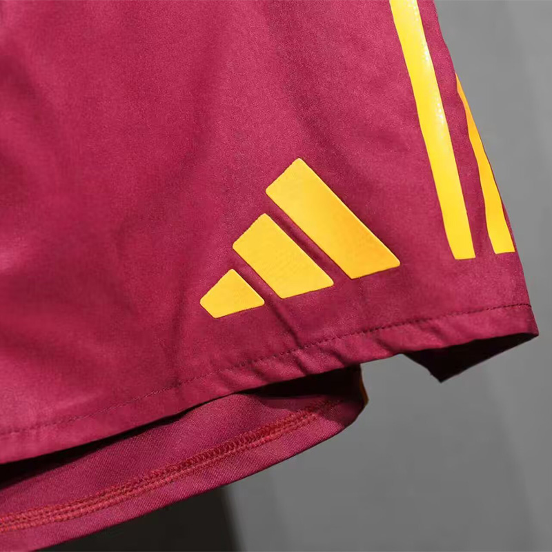 25-26 Roma Home Player Version Shorts Pants (High Quality)(球员短裤)