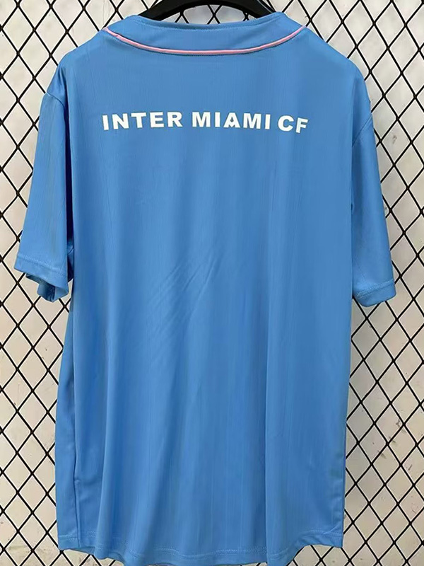 25-26 Inter Miami Blue Casual Edition Baseball Jersey