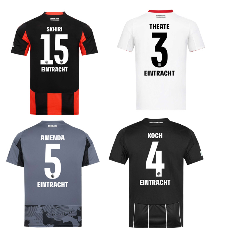 25-26 Frankfurt Black Fans Soccer Jersey