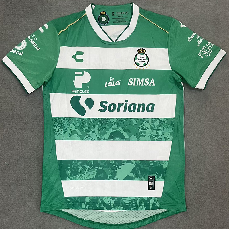 25-26 Santos Laguna Home Fans Soccer Jersey