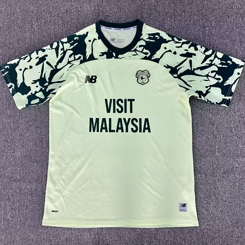 25-26 Cardiff City Away Fans Soccer Jersey