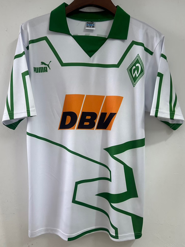 1993 Werder Bremen Home Retro Soccer Jersey