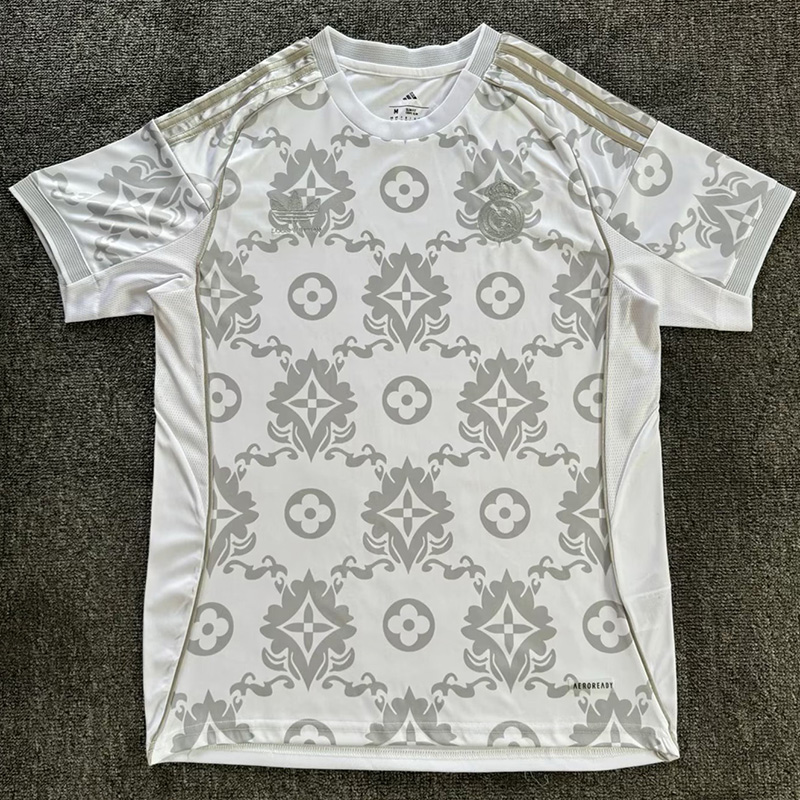 25-26 RMA Silver Grey Special Edition Fans Training Shirts