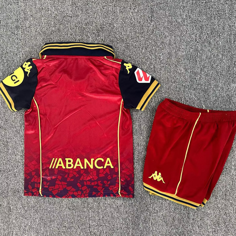 25-26 La Coruna Away Kids Soccer Jersey