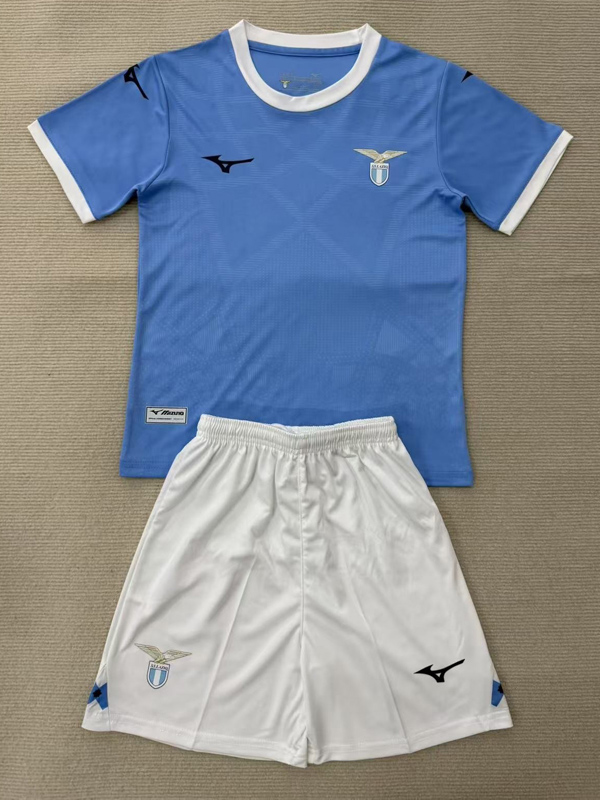 25-26 Lazio Home Kids Soccer Jersey